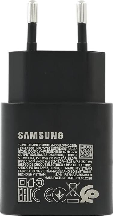 Immagine prodotto Samsung Caricatore rapido TA800N (senza cavo) (25 W)