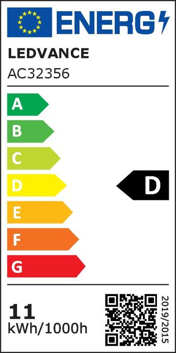 Energie-Label Osram Led Retrofit Classic Globe125 (E27, 11 W, 1521 lm, 1 x, D)