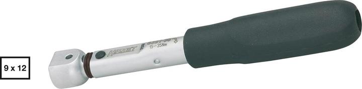 Produktbild HAZET Drehmoment-Schlüssel 6391-25V - Toleranz: 2% - Einsteck-Vierkant 9 x 12 mm - Ge (2 Nm, 25 Nm)