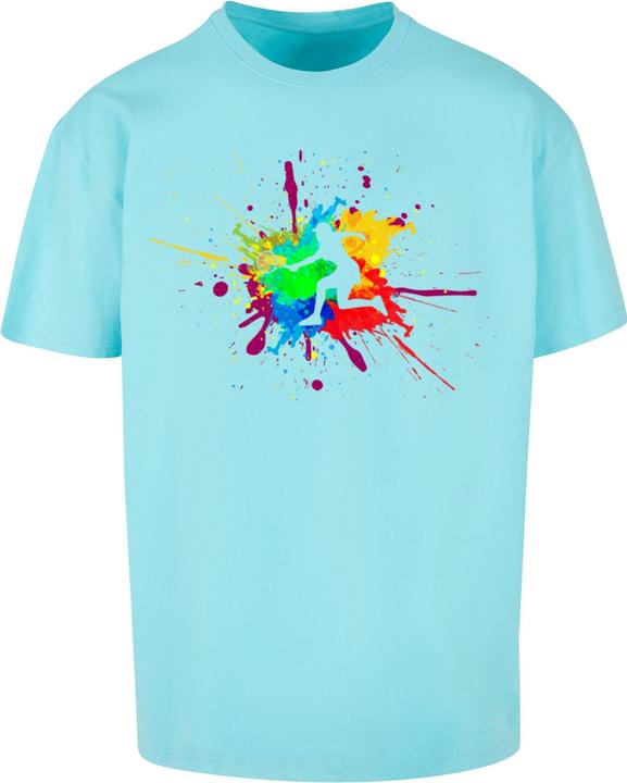 Actual product image Merchcode Colour Splash Player Heavy Oversized Tee - 116571 (L)