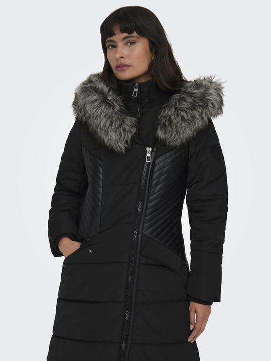 Immagine prodotto Only Cappotto con cappuccio in pelliccia (XS)