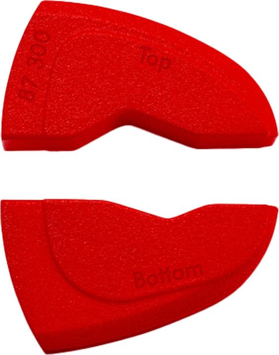 Actual product image Knipex 3 pairs of plastic jaws for all 87 XX 300 mm models (models from 2008) (86 mm)
