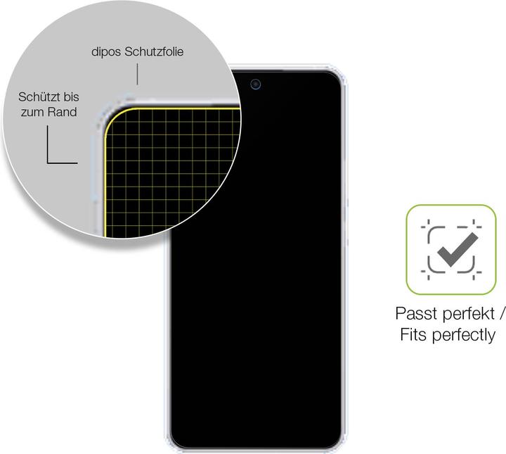 Actual product image Dipos Full Cover Screen Protector Matte (1 Piece, OnePlus Nord 4)