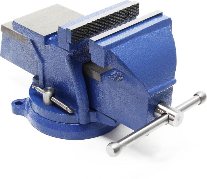 Actual product image Wiltec Heavy Duty Vice with Anvil and Clamping Jaws 150 mm Workbench Tool Workshop Clamp Material Fixing