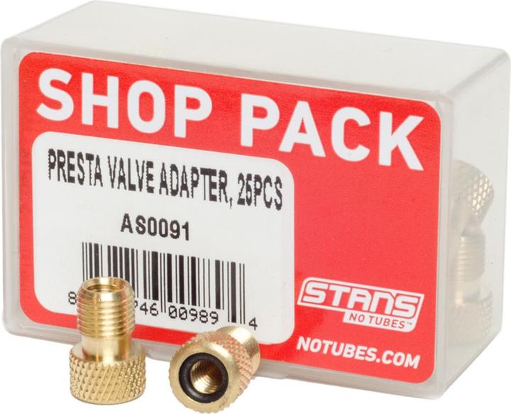 Immagine prodotto Notubes Adattatore per valvola Presta di Stan's (confezione da negozio - 25 pezzi)