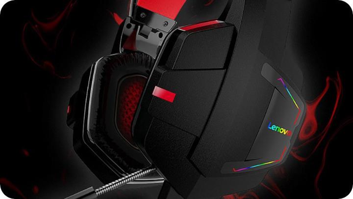 Image du produit Lenovo HU85 Casque de jeu (noir) (Filaire)