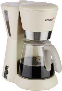 Korona 10205 Coffee Maker Sand Grey Capacity Cups=10 Glass Pot