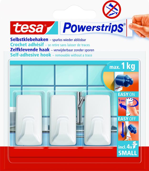 tesa Crochets Powerstrips Small