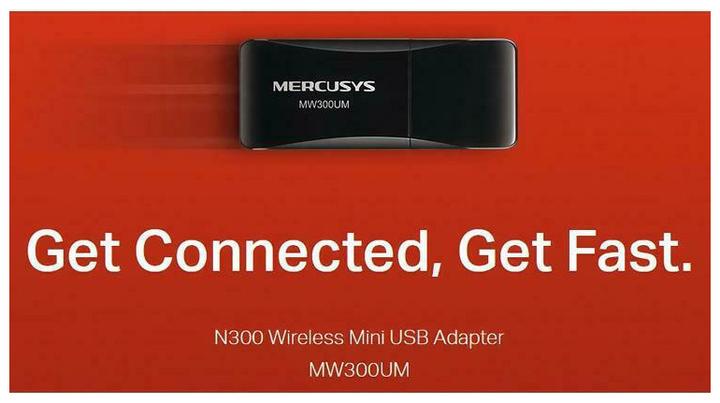 Image du produit Mercusys MW300UM Carte réseau Intégrée USB (USB)