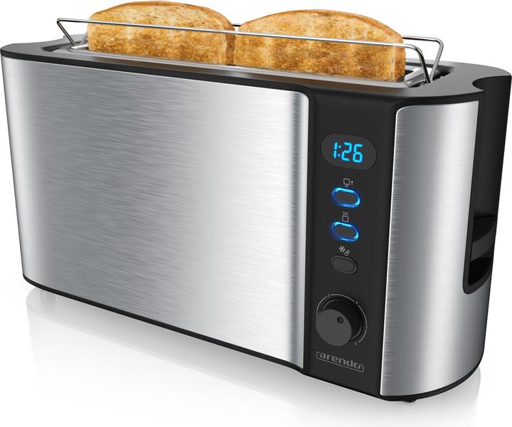 Actual product image Arendo Toaster long slot, bun warmer, heat-insulating housing, display