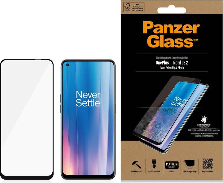 Productafbeelding PanzerGlass Zaakvriendelijk (1 Stuk, OnePlus Noord-CE 2)