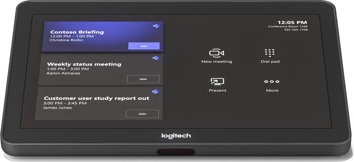 Actual product image Logitech Small Room+TAP+MeetUp+Intel NUC for MTR Teams
