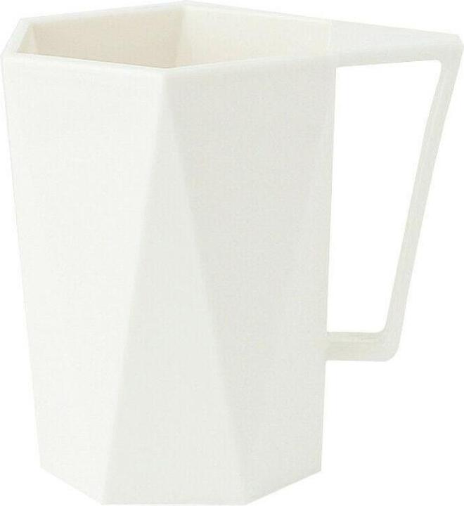 Produktbild JTI Becher aus Kunststoff, geometrisch - Weiss (1 x)