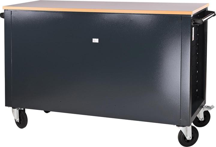 Produktbild Dema Mobile Werkbank / Arbeitstisch fahrbar Carlos 180x48x104 cm (48 cm, 180 cm)