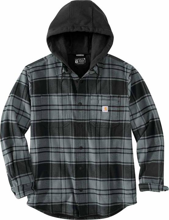 Produktbild Carhartt Flannel Fleece Lined Hooded Shirt Jacket (M)