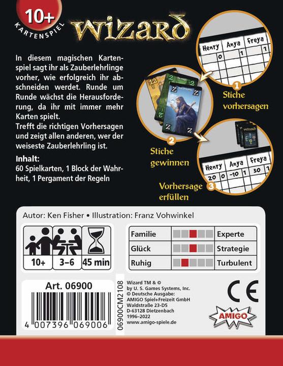 Actual product image Amigo Wizard (German)