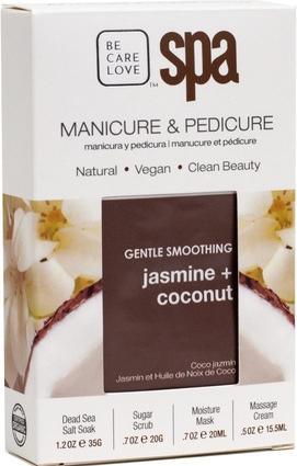 Bcl Spa Smoothing Jasmine + Coconut 4 Step System (Fussbad, Fussmaske, 20 ml)