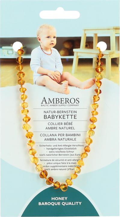 Actual product image Amberos Nature Amber necklace Baroque