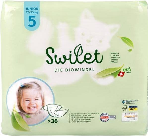 Image du produit Swilet La couche biologique Junior (Taille 5, Pack, 36 pièce(s))