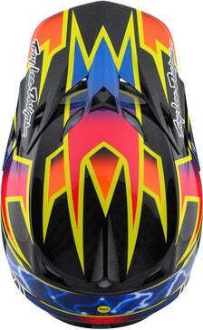 Actual product image Troy Lee Designs SE5 ECE Carbon MIPS Helmet, Lightning, black (61 cm)