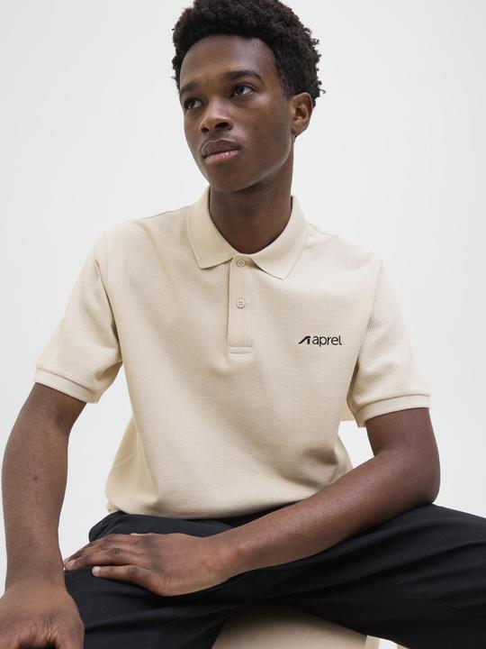 Actual product image Aprel Einfarbig Polokragen Poloshirt Poloshirt (XL)