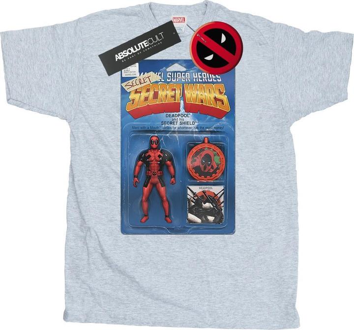 Deadpool Secret Wars Action Figure TShirt (XXL)