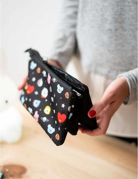 Actual product image Line Friends BT21 pencil case - Pencil case with compartments