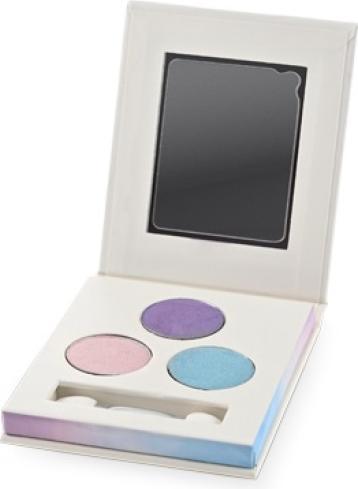 Immagine prodotto Namaki My Secret Play Makeup Bio Set di trucco per bambini 3 ombretti autunnali viola, rosa, turchese (Rosa, Porpora, Turchese)