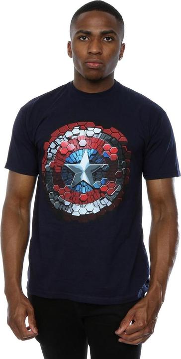 Produktbild Captain America Civil War Hex Shield TShirt (XXL)