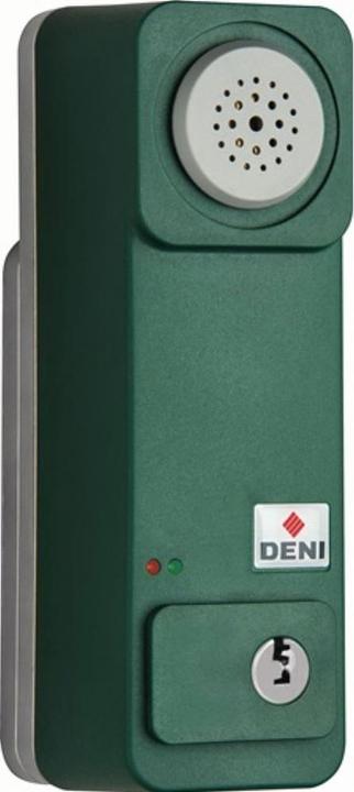 Immagine prodotto Deni Protezione porta predisposta per profilo mezzo cilindro laccato verde Preallarme