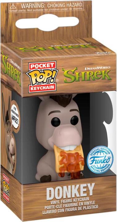 Actual product image Funko Shrek 30th POP! vinyl keyring 4 cm Donkey Display (12)