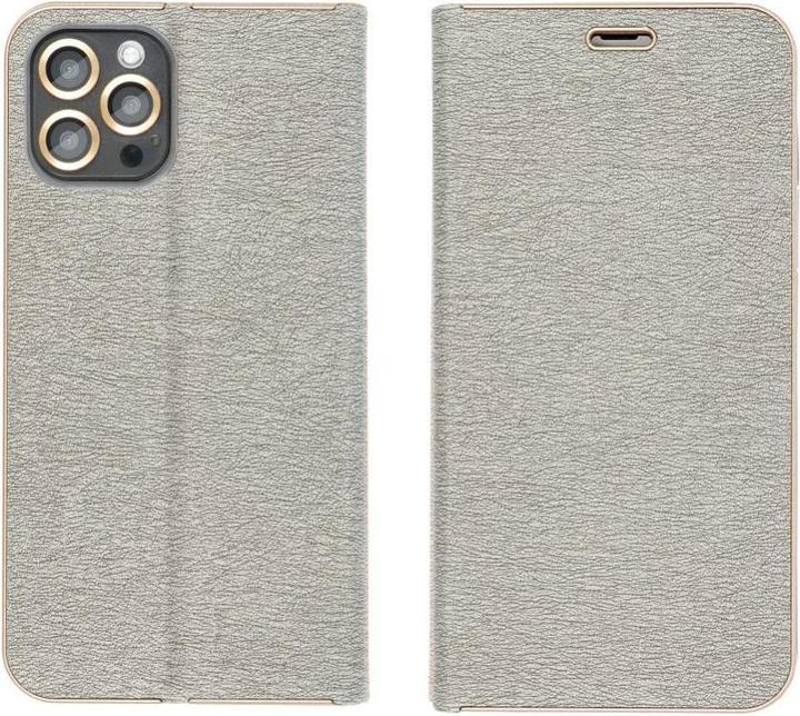 Immagine prodotto OEM Book case LUNA Book Gold for IPHONE 16 Pro silver (Apple iPhone 16 Pro)