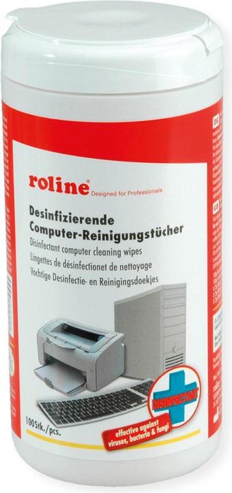 Actual product image Roline Disinfecting computer cleaning wipes (100 x)