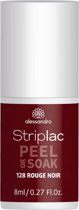 Produktbild Alessandro Striplac Peel or Soak Rouge Noir 8 ml (128 Rouge Noir, Abziehbarer Nagellack)