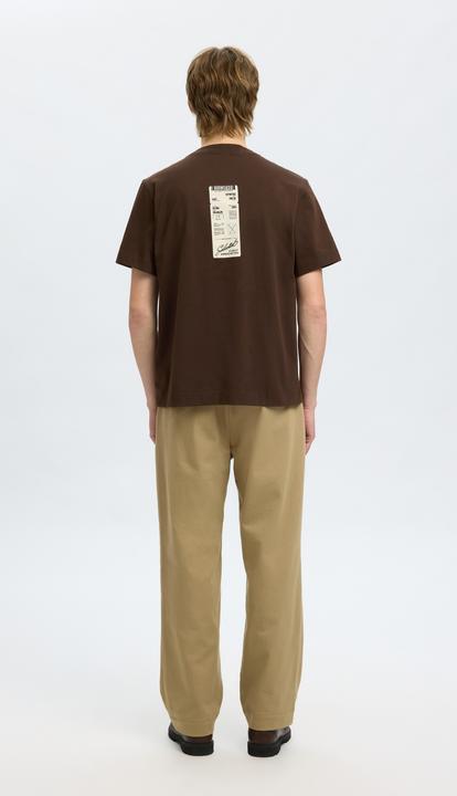 Actual product image Selected Homme Regular Fit Print T-Shirt mit Rundhalsausschnitt (XL)