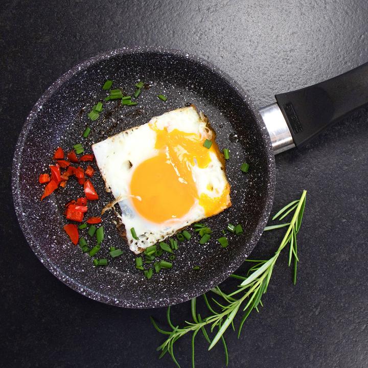 Produktbild Stoneline Bratpfanne 18 cm, Aluguss antihaftbeschichtete Pfanne, Backofen & Induktion geeignet (Bratpfanne, Aluminium)