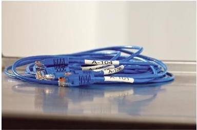 Produktbild Dymo Rhino Heissschrumpfschlauch (1.20 cm, Weiss)