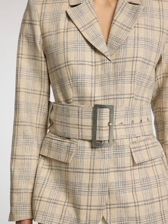Immagine prodotto Selected Femme Leinenmix Karo Slim Fit Blazer (34)