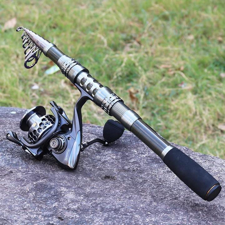 Immagine prodotto Sougayilang Set completo per la pesca con borsa da trasporto, 2.1M (Set da pesca, 210 cm)