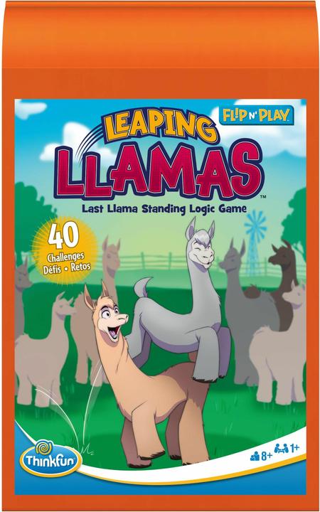 Ravensburger ThinkFun 76545 - Flip N' Play Leaping Llamas - the logic game, for children and adults 8+ (German, French, Italian)