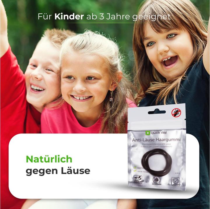 Immagine prodotto Quick Aid Anti Läuse Haargummi (Elastico per capelli)