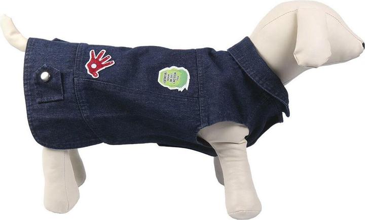 Image du produit Veste en jean pour chiens, bleu (S, Manteau pour chien)