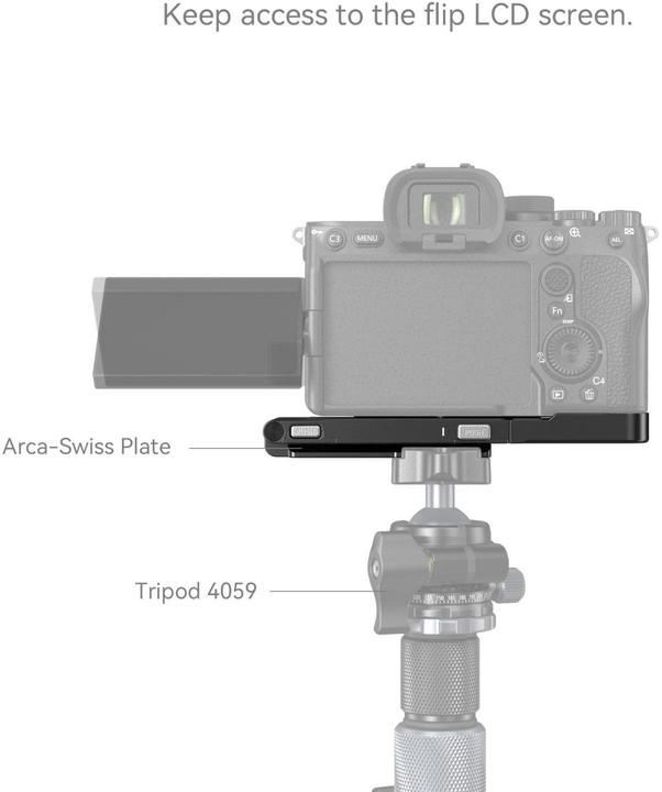 Actual product image SmallRig Foldable L Bracket for Sony Alpha 7R V / Alpha 7 IV / Alpha 7S III