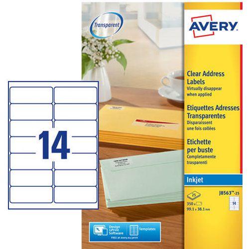 Avery Dennison Etiquette d'adresse jet d'encre, 99,1 x 38,1 mm