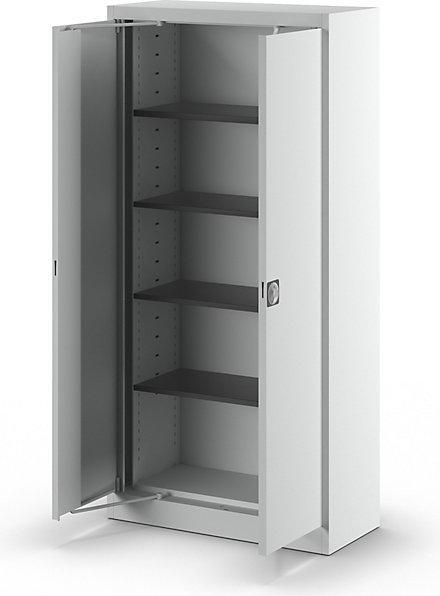 Produktbild Mauser Stahlschrank mit Einschwenktüren (95 x 42 x 195 cm)