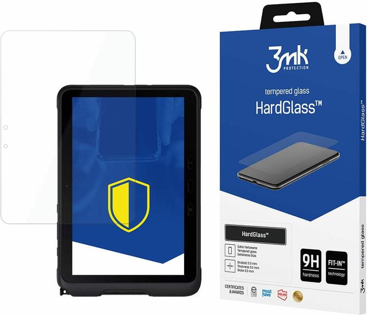 3MK HardGlass Sam Tab Active 4 Pro (1 Stück, Galaxy Tab Active 4 Pro)