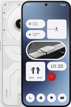 Image du produit Nothing Phone (2a) (256 Go, Blanc, 6.70", Double SIM, 50 Mpx, 5G)