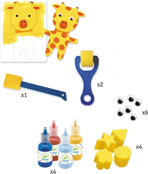 Produktbild Djeco Malen mit Schwamm Doudou