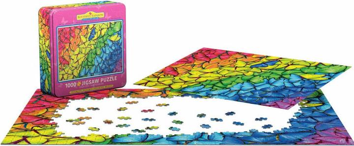 Produktbild Eurographics Schmetterling Regenbogen Puzzledose (1000 Teile)