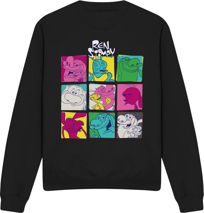 Immagine prodotto Ren & Stimpy Warhol 2 Felpa Adulto Unisex (M)